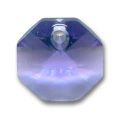 Octogone 6401  8 mm un trou Tanzanite x1