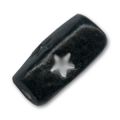 Tube en argile d�cor �toile 22x9 mm Jet x1