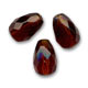 Poires facett�es 10x7 mm Smoked Topaz x20