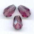 Poires facett�es 10x7 mm Amethyst x20