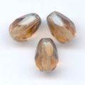 Poires facett�es 7x5 mm Light Smoked Topaz x25
