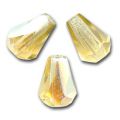 Poires facett�es 7x5 mm Light Topaz AB x25