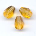 Poires facett�es 10x7 mm Topaz x20
