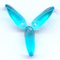 Gouttes Dagues 3x11 mm Aquamarine x50