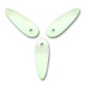 Gouttes Dagues 3x11 mm Chrysolite Mat x50