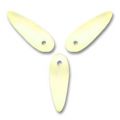 Gouttes Dagues 3x11 mm Citron Mat x50