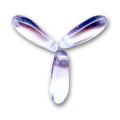 Gouttes Dagues 3x11 mm Violine x50