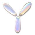 Gouttes Dagues 5x16 mm Crystal AB x50