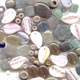 Assortiment de perles de boh�me multi/gris x50g