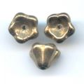 Cloches 10 mm Gold Bronze x20