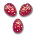 Coccinelles Light Siam dor� 9x7 mm x20