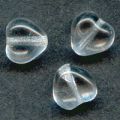 Coeurs  6 mm Crystal  x25