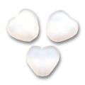 Coeurs  6 mm Crystal mat AB x25