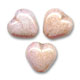 Coeurs  6 mm Opaque Luster Rose x25
