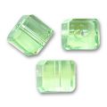 Cubes 4 mm Chrysolite x15