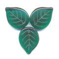 Feuilles 18x13 mm Emerald x10