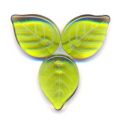 Feuilles 18x13 mm Light Olivine x10
