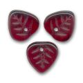 Feuilles 9 mm Garnet x25