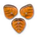 Feuilles 9 mm Dark Topaz x25