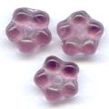 Fleurs intercalaires 5 mm Amethyst x50
