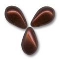 Gouttes nacr�es 6x10 mm Maroon x20