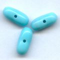 Grain de riz Turquoise 9 mm x25