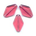 Losanges 19x12 mm Light Fuchsia x5