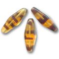 Losanges 20x7 mm Tortoise x10