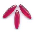 Olives 4 faces 26x8 mm Light Siam x5