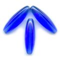 Olives 4 faces 26x8 mm Sapphire x5