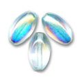 Olives 9x6 mm Crystal AB x25