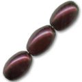 Olives nacr�es 6x4 mm Maroon x50