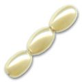 Olives nacr�es 6x4 mm Cream x50