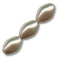 Olives nacr�es 9x6 mm Bronze x25