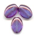 Olives plates 8x6 mm Lumi Amethyst x25