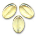 Olives plates 16x11 mm Luster Champagne x10