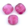 Palets carr�s 17x15 mm Crystal/Fuchsia mat x5