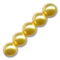 Rondes nacr�es 8 mm Gold x25