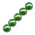 Rondes nacr�es 8 mm Green x25