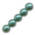 Rondes nacr�es 8 mm Green Turquoise x25