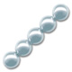 Rondes nacr�es 8 mm Light Blue x25