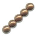 Rondes nacr�es 8 mm Light Maroon x25