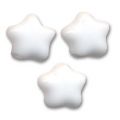 Etoiles 8 mm Opaque White x25