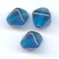 Pyramides Capri Blue 6 mm x25