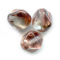 Pyramides Crystal Capri Gold 6 mm x25