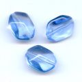 Hexagone twist� 14x10 mm Medium Sapphire x5