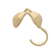 Cache noeuds 4 mm avec crochet - Doré x144