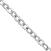 Chaîne maille Forçat 4x3 mm en Acier inoxydable x98cm