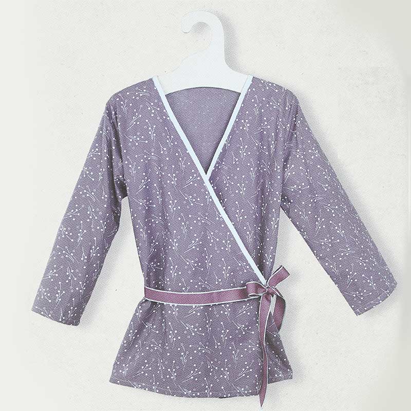 patron couture haut cache coeur