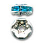 Rondelles strass 12 mm